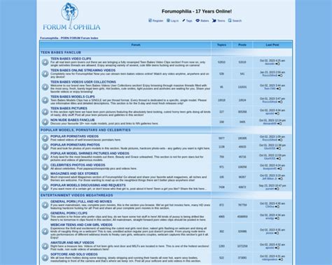 forumophilia.com news